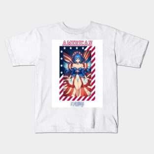 Vintage American Fairy Kids T-Shirt